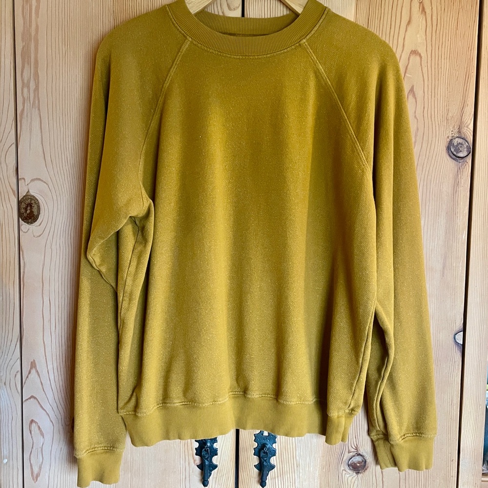 Unpublished Women’s Cotton Golden Mustard Crewneck Sweatshirt